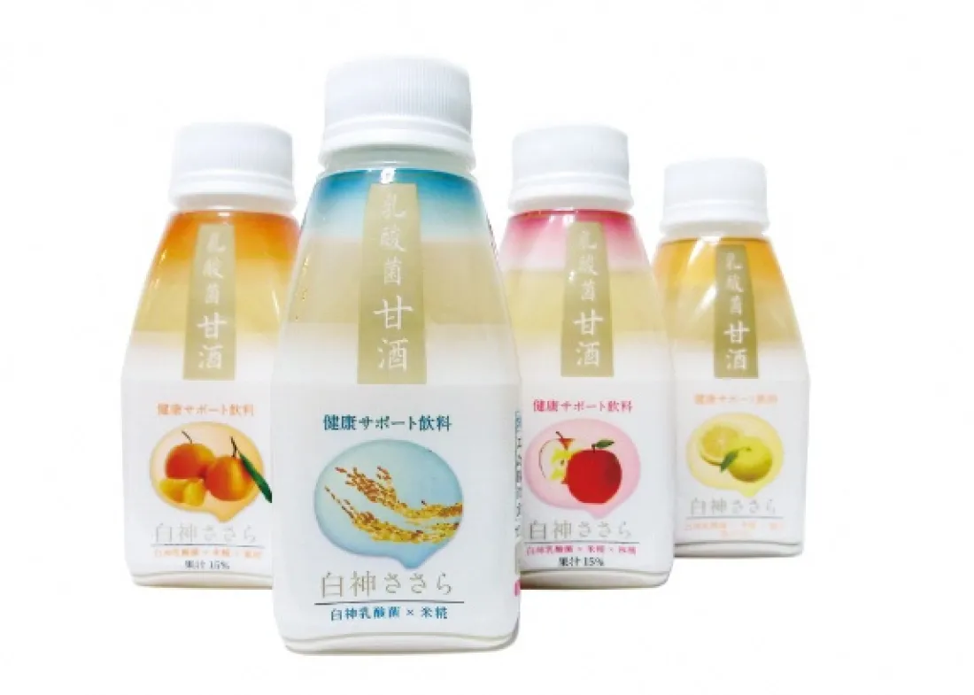乳酸菌甘酒「白神ささら」(プレーン)の包装画像