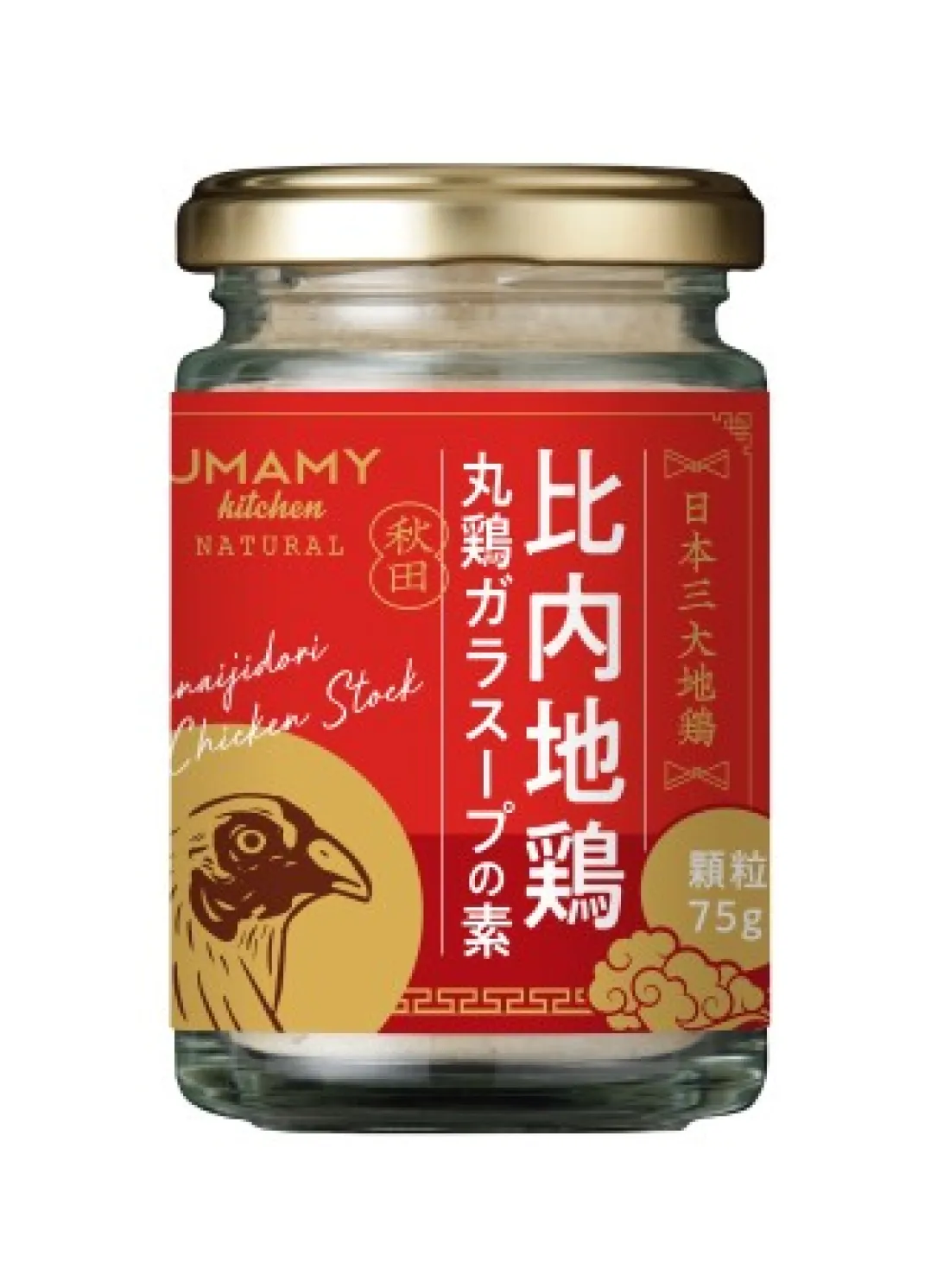 Hinaidori Chicken Soup Stock Powderの包装画像