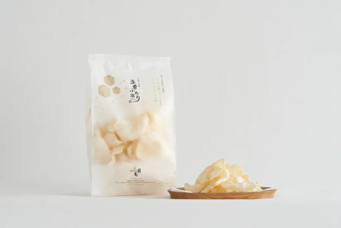 淡雪ふわり こがししょっつる味の包装画像