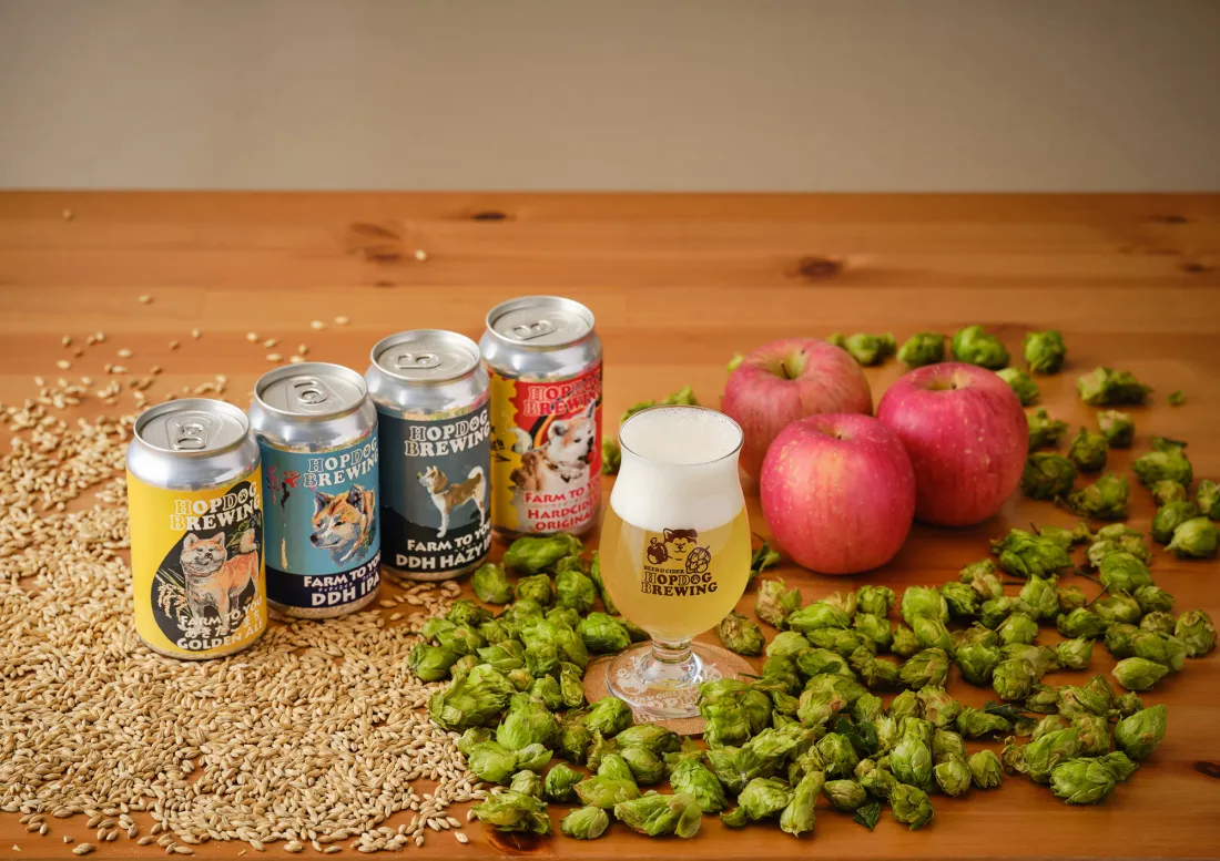 HOPDOG BREWING ハードサイダーの包装画像