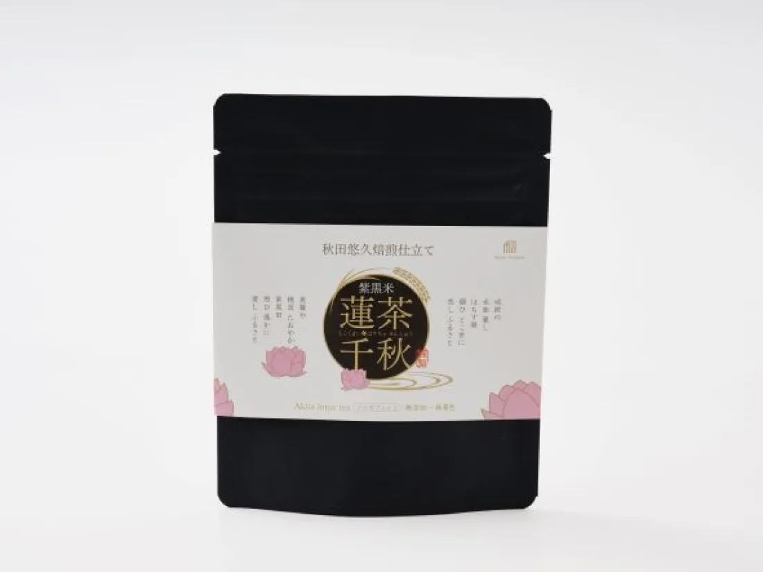 Akita Eternal Roasting Purple Black Rice Lotus Tea Sensyuuの包装画像