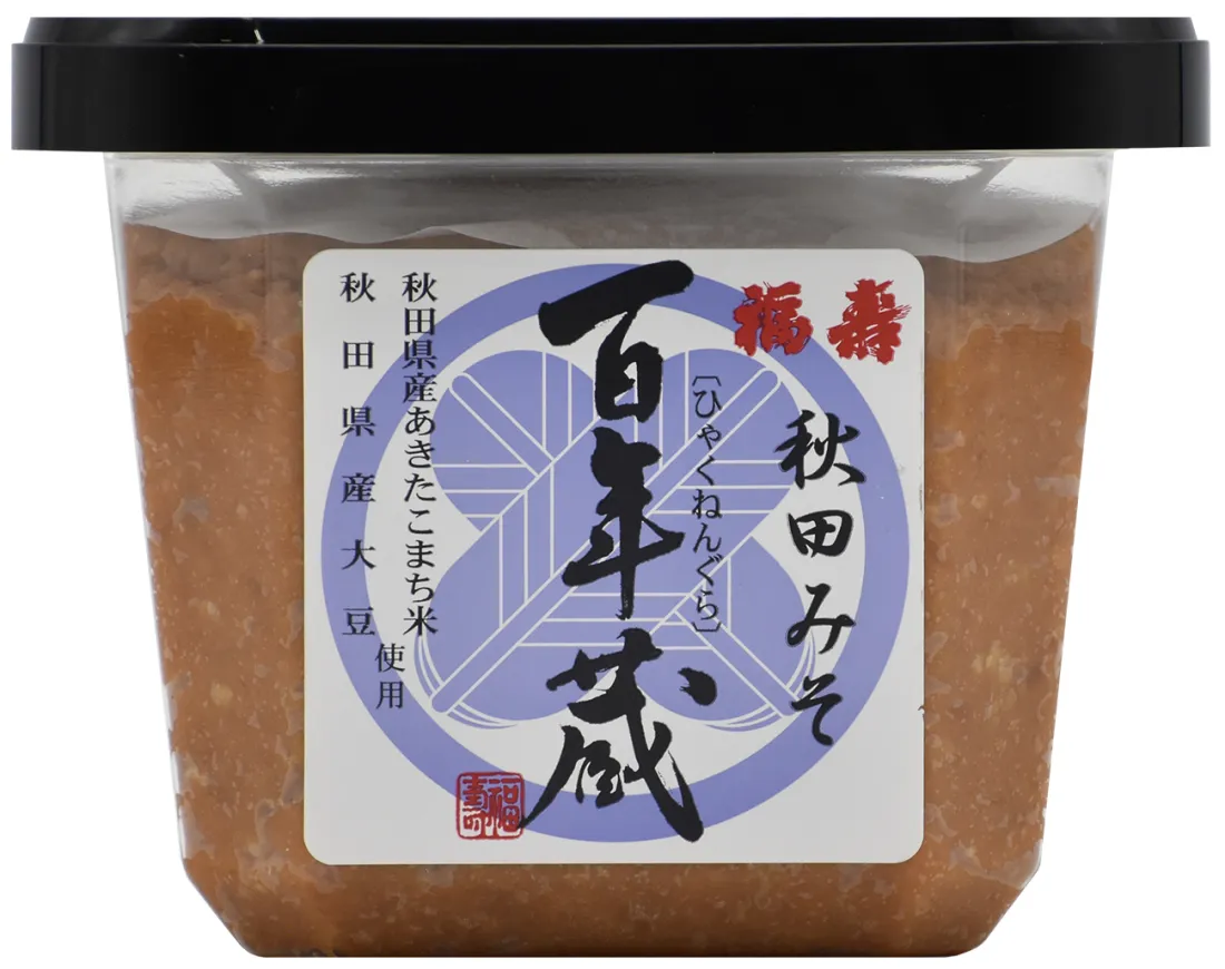 Hyakunen-gura Miso  500g  cup containerの包装画像