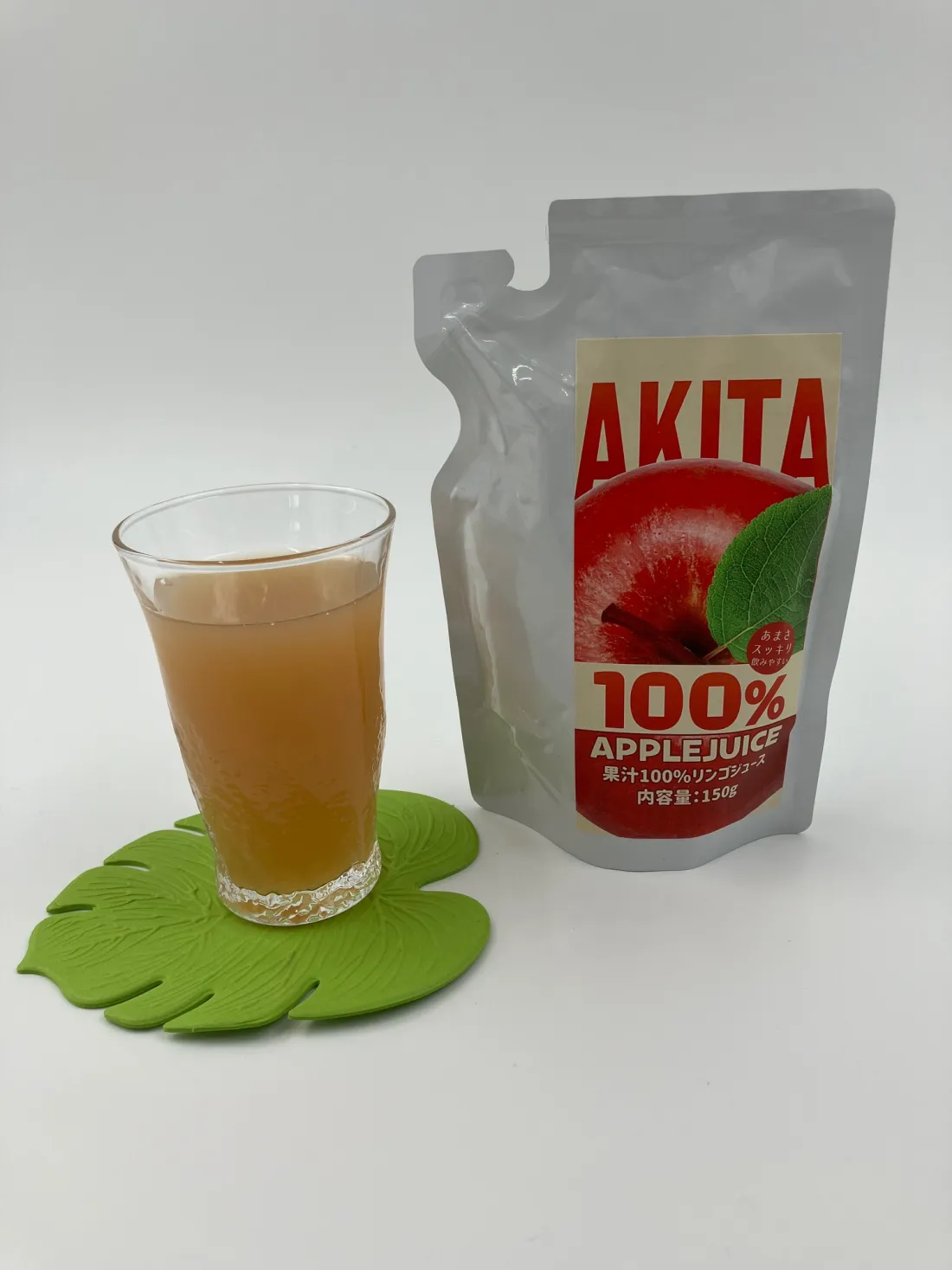 AKITA 100% Apple Juiceの包装画像