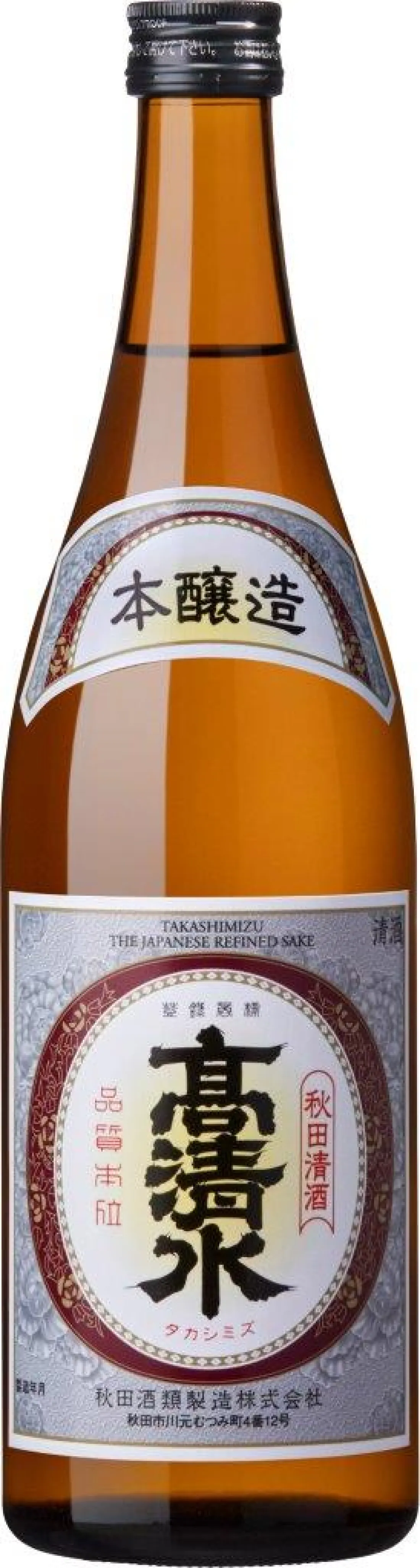 TAKASHIMIZU HONJOZO 720mlの包装画像