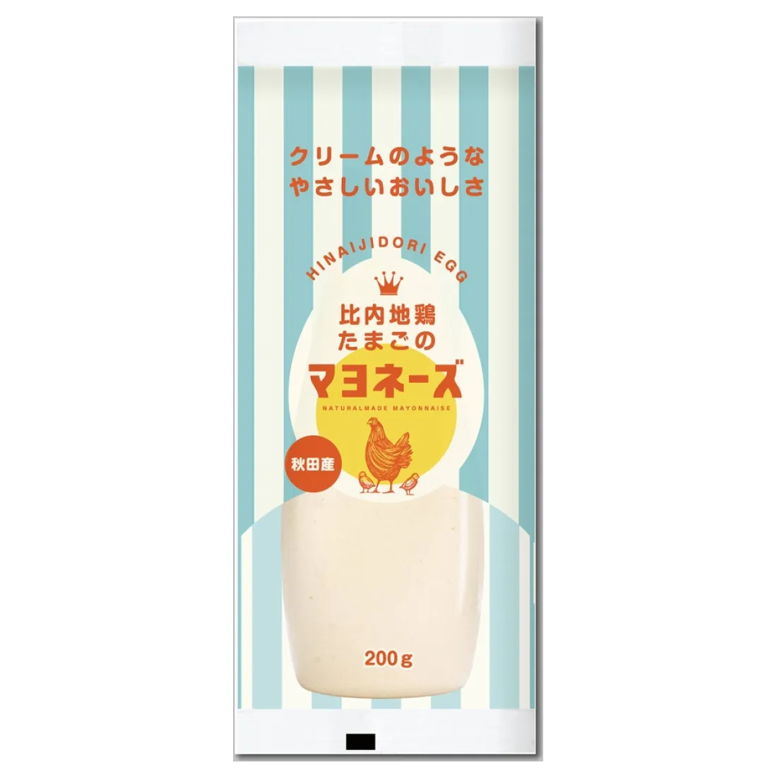 比内地鶏たまごのマヨネーズ（プレーン）の包装画像