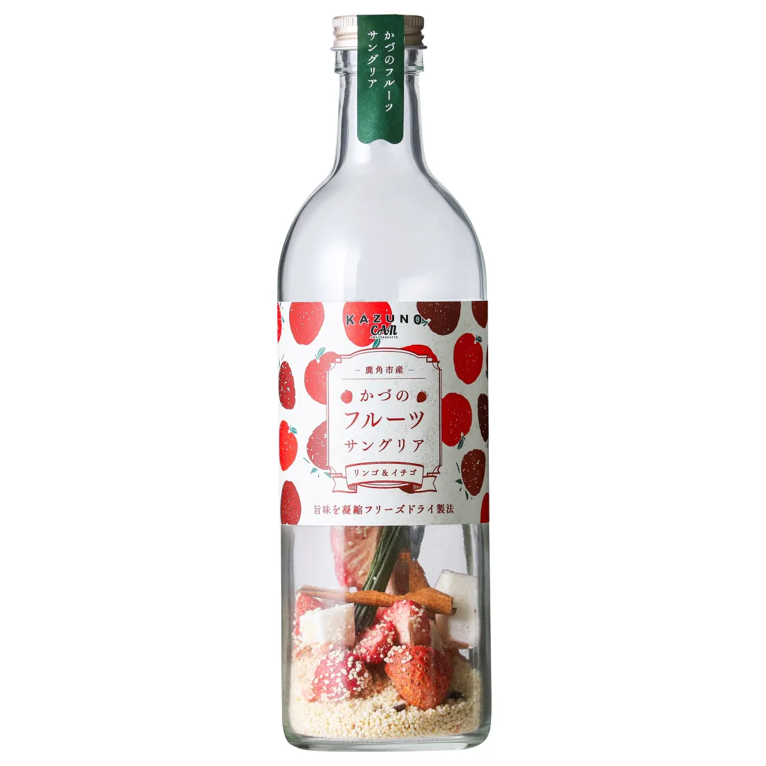 かづのフルーツサングリア　リンゴ＆イチゴの包装画像