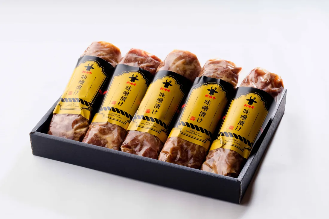 秋田牛 味噌漬けの包装画像