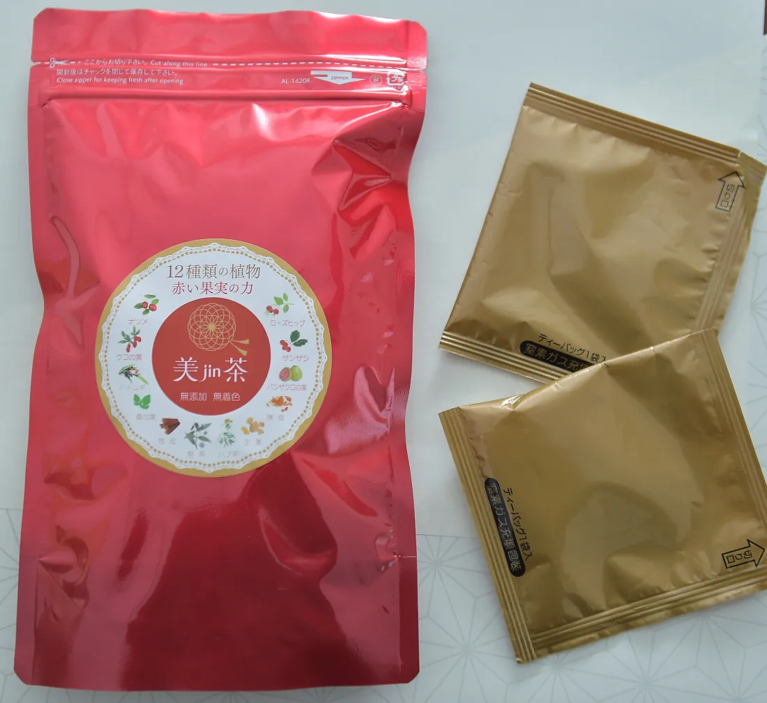 美jin茶の包装画像