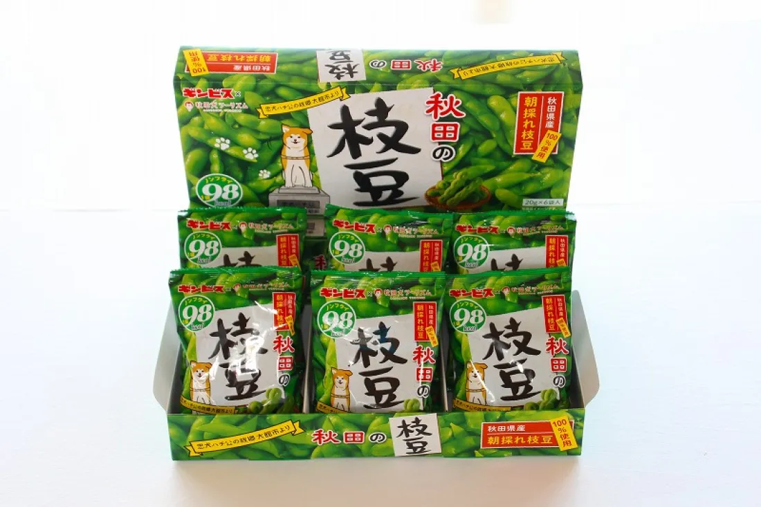 秋田の枝豆の包装画像