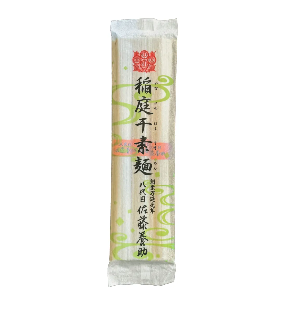 稲庭干素麺240gの包装画像