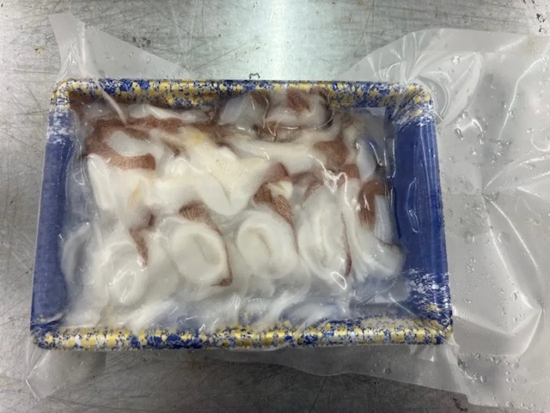 活〆生タコ足スライスの包装画像