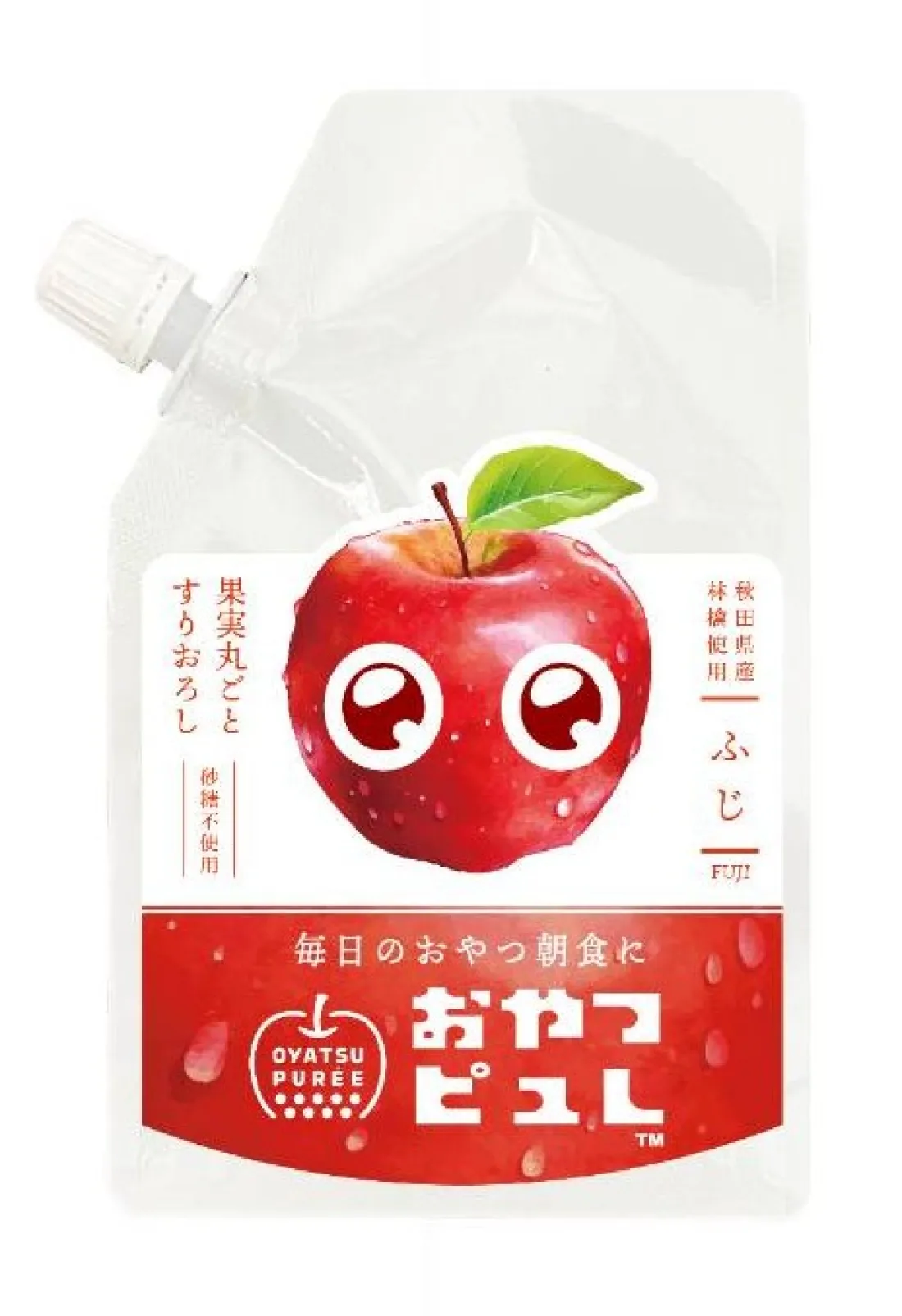 おやつピュレ(ふじ）の包装画像