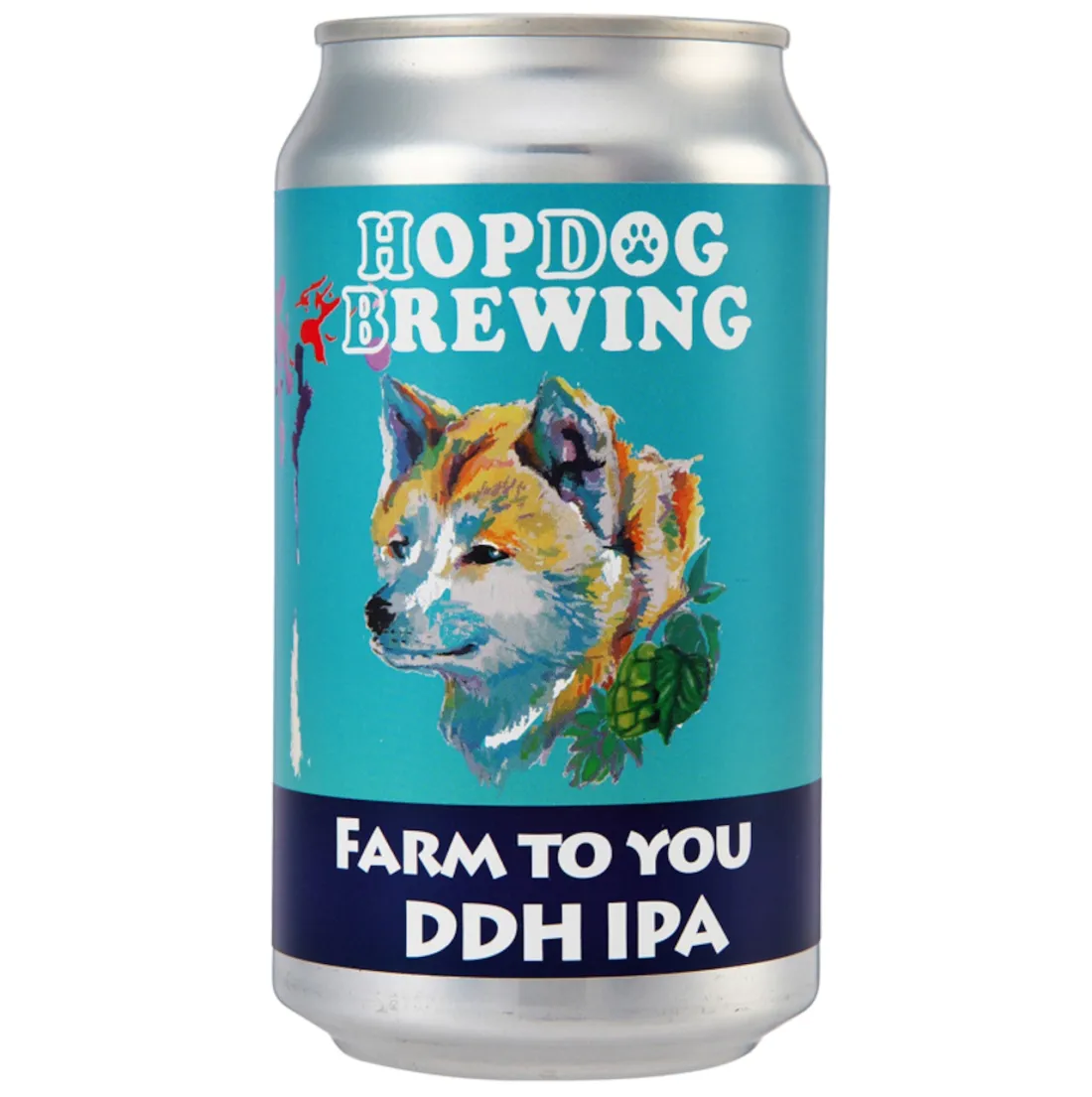 HOPDOG BREWING FARM to YOU DDH IPAの包装画像