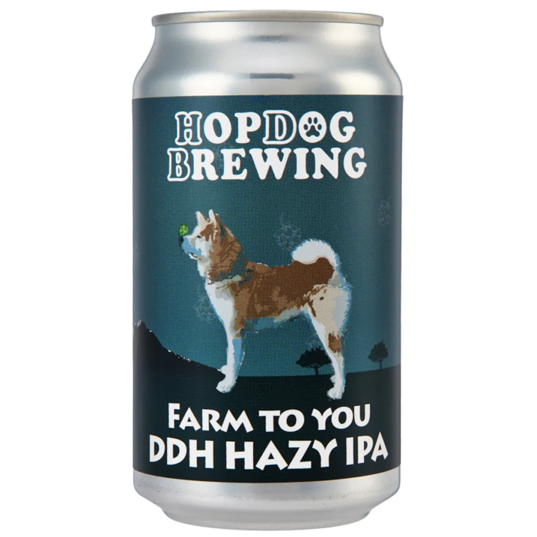 HOPDOG BREWING FARM to YOU DDH HAZY IPAの包装画像
