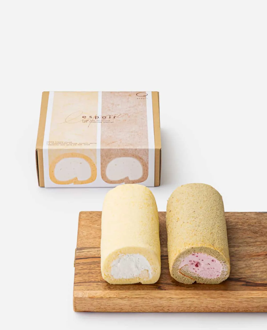 体を想う大人のための米粉ロールケーキセットの包装画像