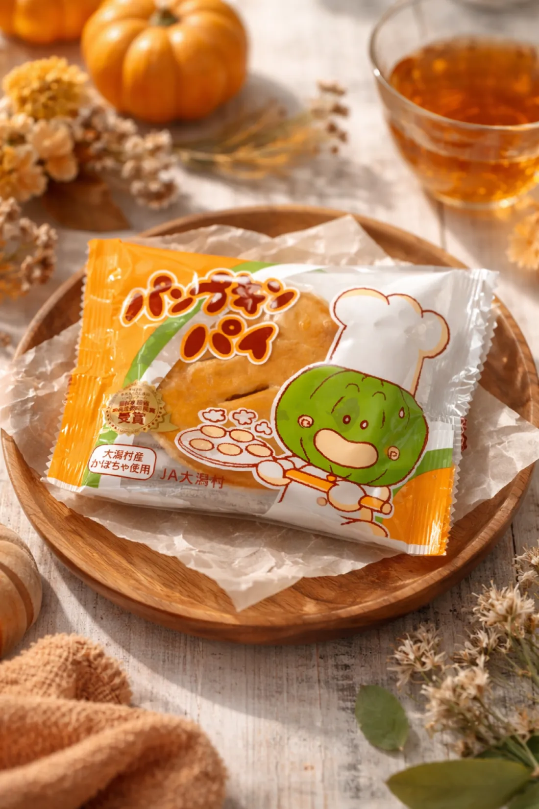パンプキンパイ個パイの包装画像