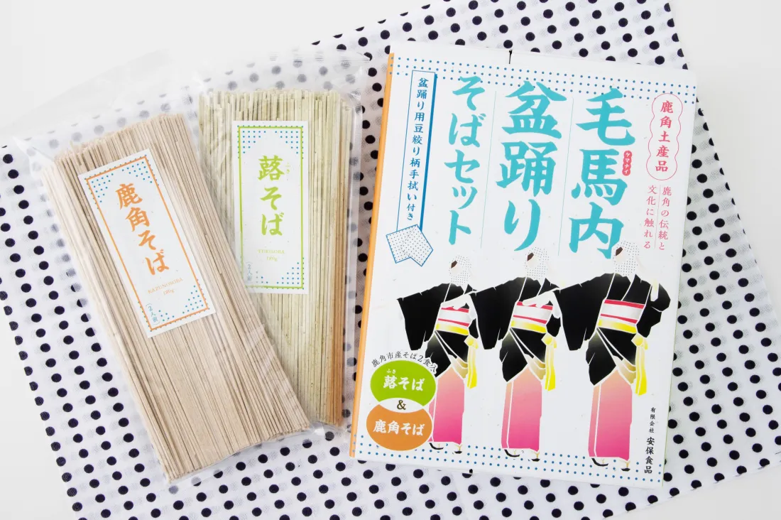 毛馬内盆踊りそばセットの包装画像