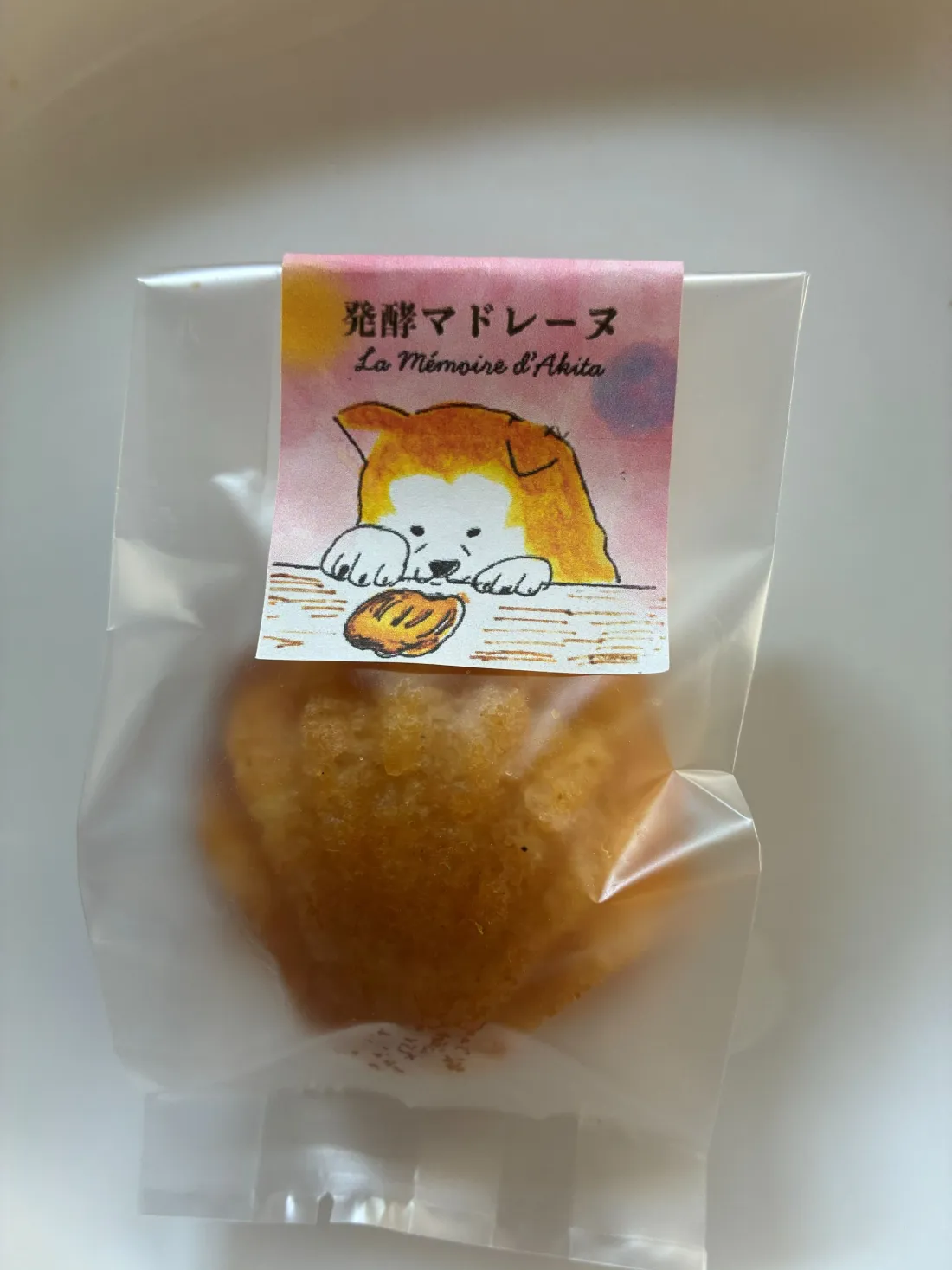 発酵マドレーヌの包装画像