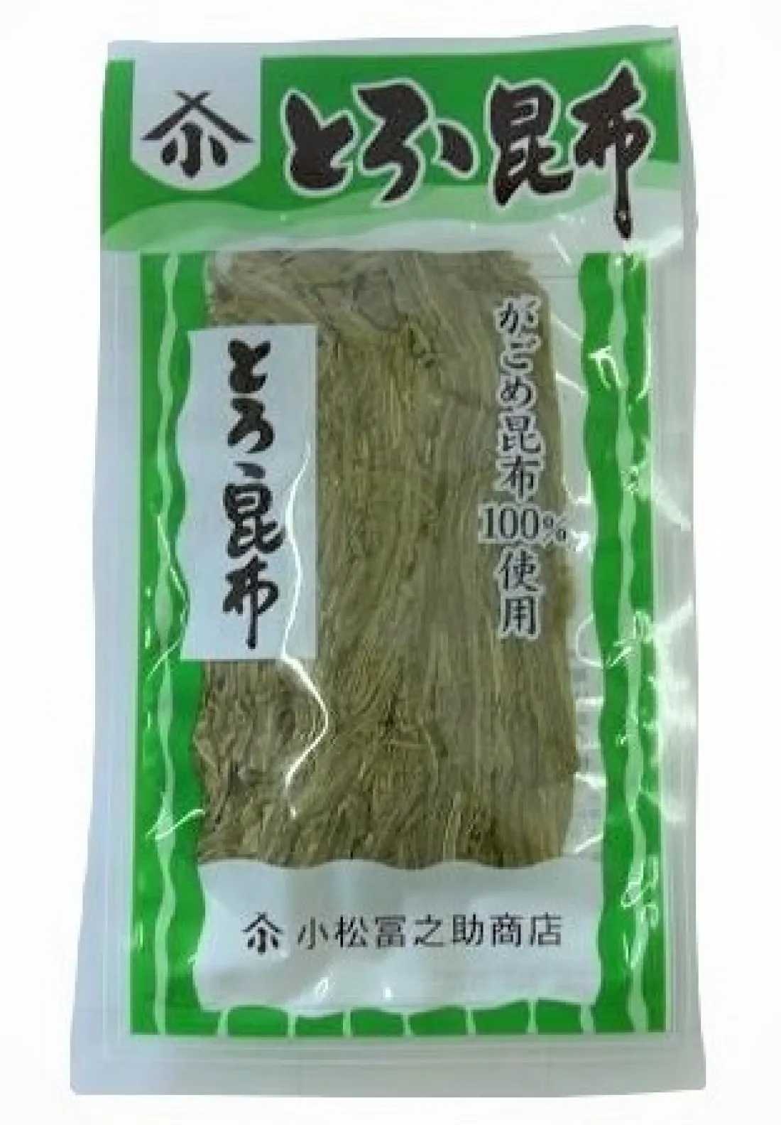 がごめ昆布100％使用　とろろ昆布の包装画像